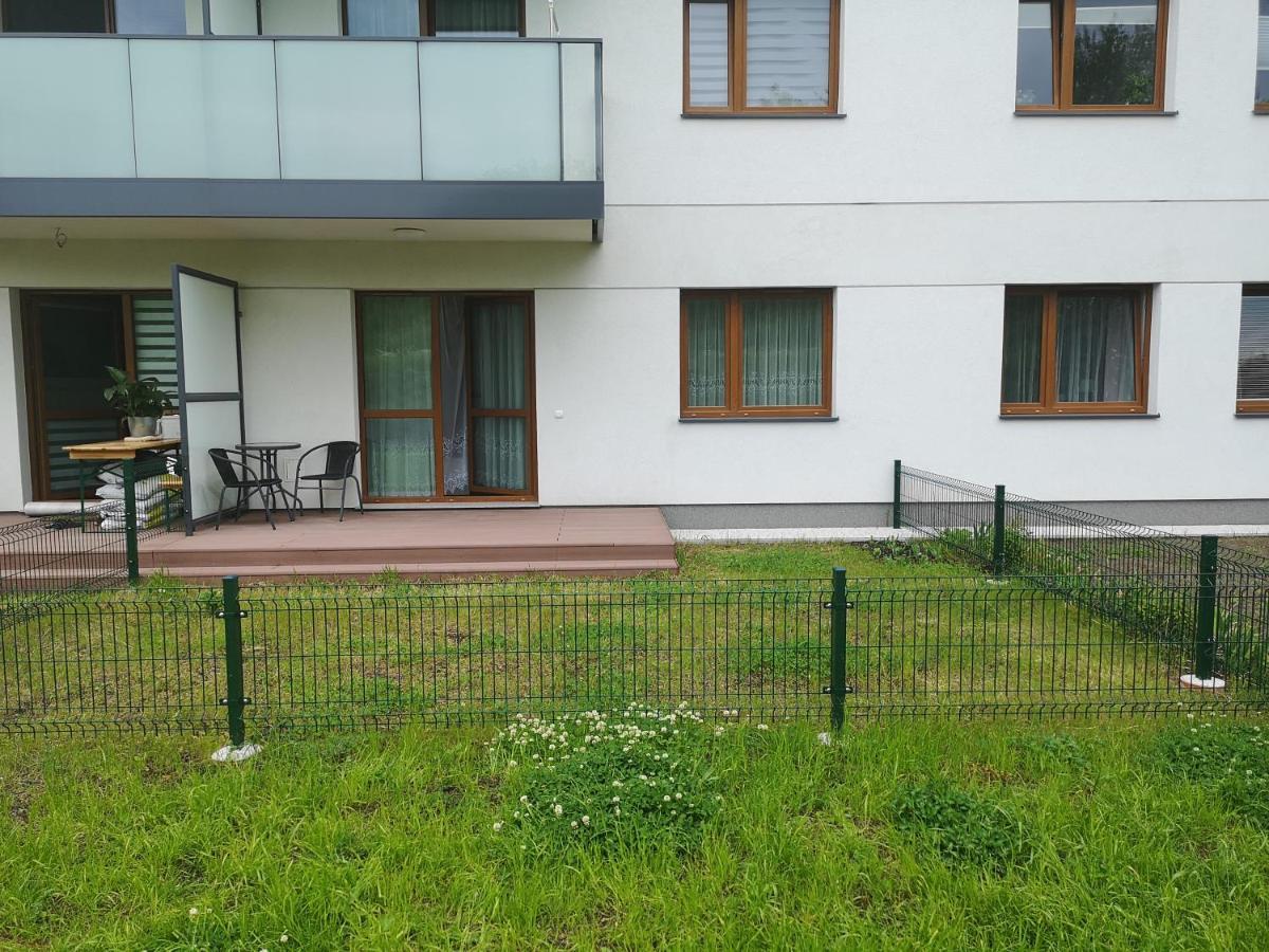 Apartament Z Tarasem I Ogrodem Blisko Centrum Gdańsk Kültér fotó